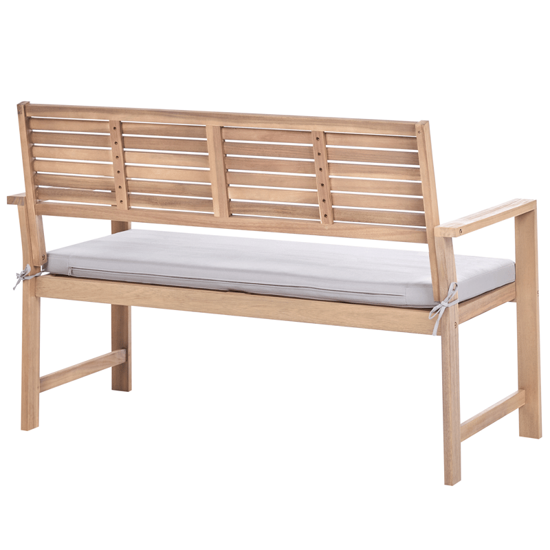 Sohvaryhmä ulos pöydällä 4-istuttava Fiames akaasiapuu - Ruskea/Harmaa - Puutarhakalusteet - Terassiryhmät - Sohvaryhmät ulos