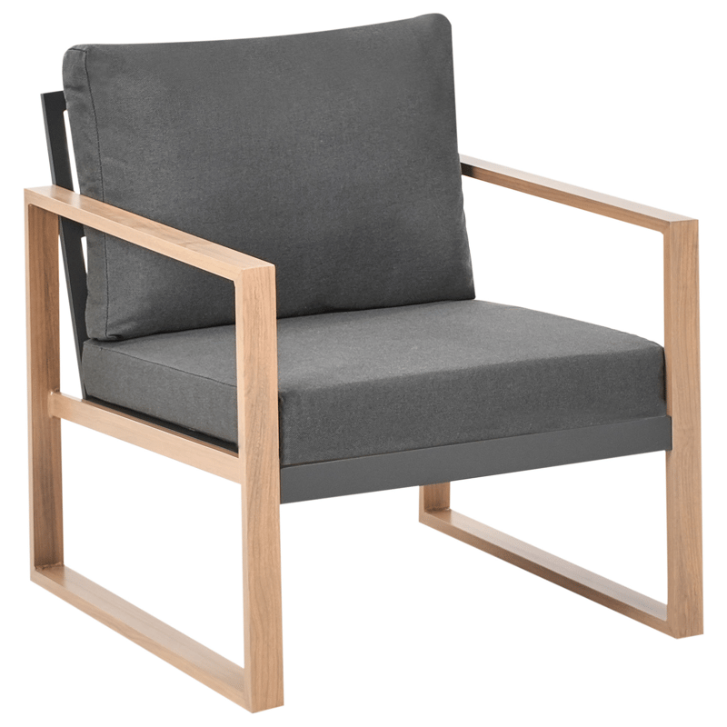 Sohvaryhmä ulos pöydällä 5-istuttava Gelso - Harmaa/Ruskea - Puutarhakalusteet - Terassiryhmät - Sohvaryhmät ulos