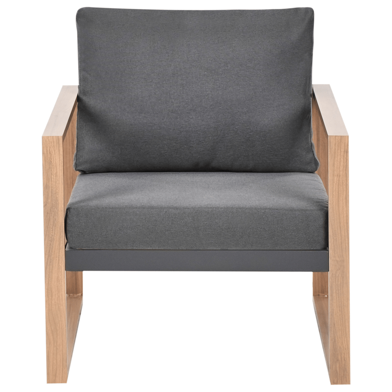 Sohvaryhmä ulos pöydällä 5-istuttava Gelso - Harmaa/Ruskea - Puutarhakalusteet - Terassiryhmät - Sohvaryhmät ulos