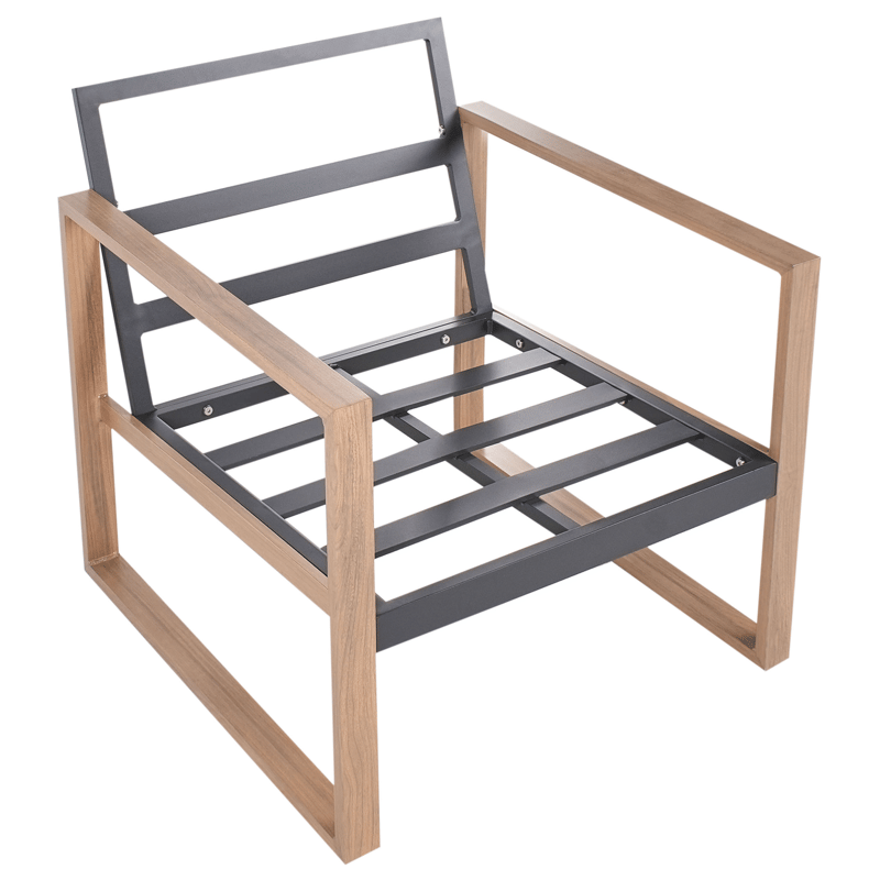 Sohvaryhmä ulos pöydällä 5-istuttava Gelso - Harmaa/Ruskea - Puutarhakalusteet - Terassiryhmät - Sohvaryhmät ulos