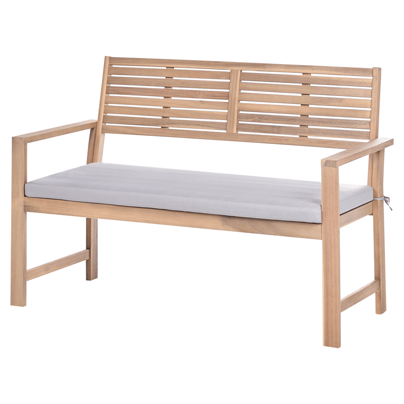 Sohvaryhmä ulos pöydällä 4-istuttava Fiames akaasiapuu - Ruskea/Harmaa - Puutarhakalusteet - Terassiryhmät - Sohvaryhmät ulos