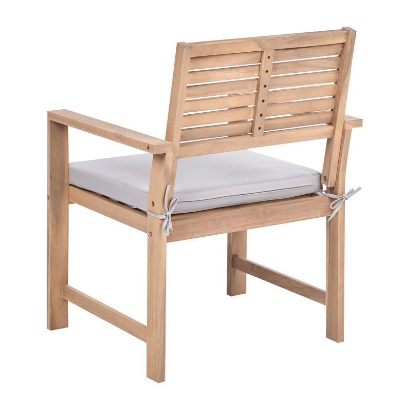 Sohvaryhmä ulos pöydällä 4-istuttava Fiames akaasiapuu - Ruskea/Harmaa - Puutarhakalusteet - Terassiryhmät - Sohvaryhmät ulos