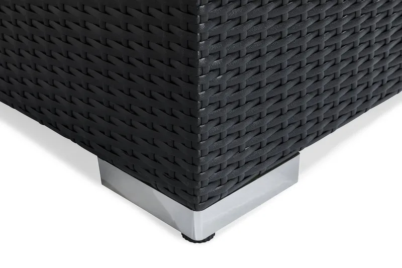 Loungeryhmä Bahamas 3:n ist - Musta Pöytä Pääty - Puutarhakalusteet - Terassiryhmät - Oleskeluryhmät