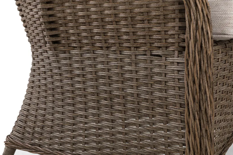 Marcus Sohvaryhmä 3:n ist Nojatuoleilla - Luonnonväri - Puutarhakalusteet - Terassiryhmät - Sohvaryhmät ulos