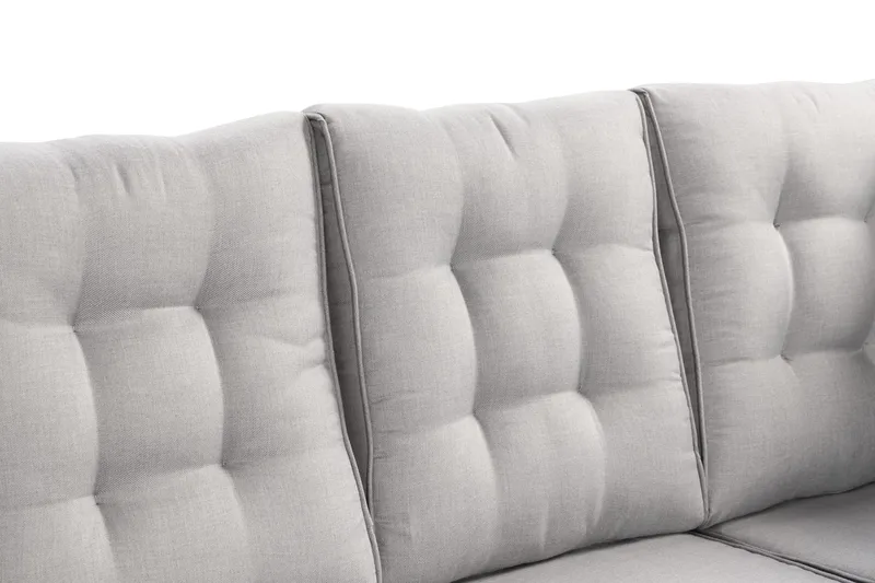 Oleskeluryhmä James Lyx Käännettävä - Valkoinen - Puutarhakalusteet - Terassiryhmät - Sohvaryhmät ulos