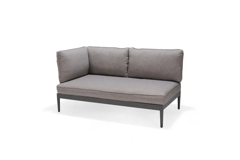 Panjin Lounge-ryhmä 4 istuttavaa Musta - Lifestyle Garden - Puutarhakalusteet - Terassiryhmät - Sohvaryhmät ulos