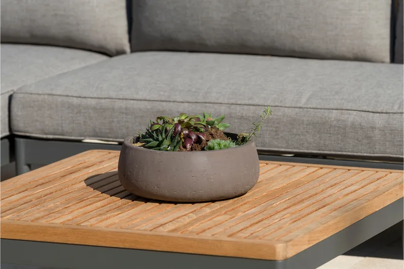 Panjin Lounge-ryhmä 4 istuttavaa Musta - Lifestyle Garden - Puutarhakalusteet - Terassiryhmät - Sohvaryhmät ulos