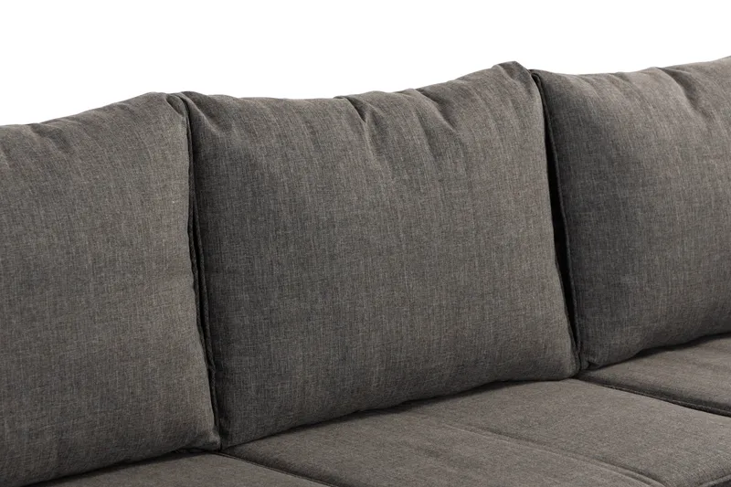 Sohvaryhmä Ariany - Musta/Harmaa - Puutarhakalusteet - Terassiryhmät - Sohvaryhmät ulos