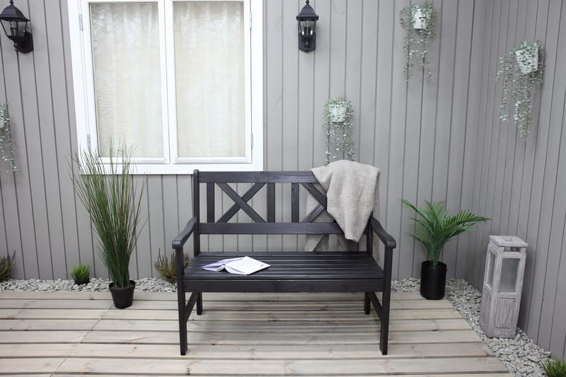 2:n ist Sohva Olivo - Kahvimusta - Puutarhakalusteet - Terassiryhmät - Terassisohvat