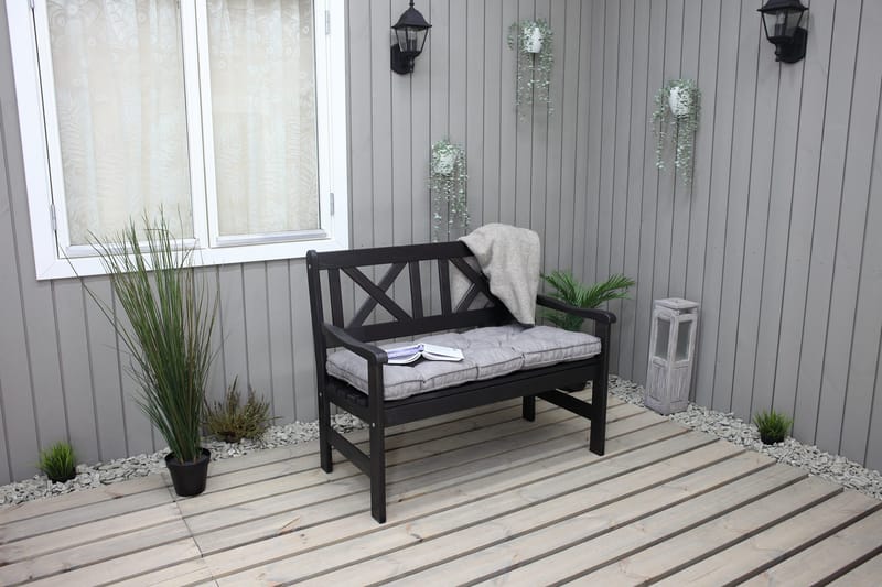 2:n ist Sohva Olivo - Kahvimusta - Puutarhakalusteet - Terassiryhmät - Terassisohvat