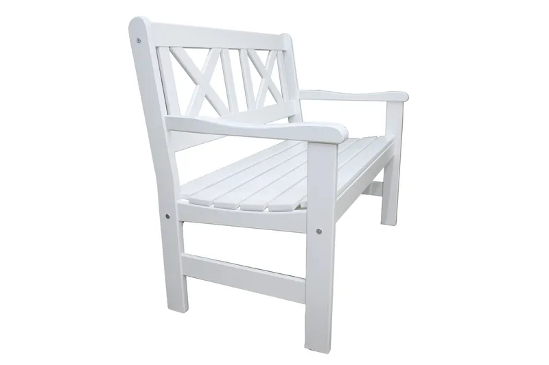 2:n ist Sohva Olivo - Valkoinen - Puutarhakalusteet - Terassiryhmät - Terassisohvat