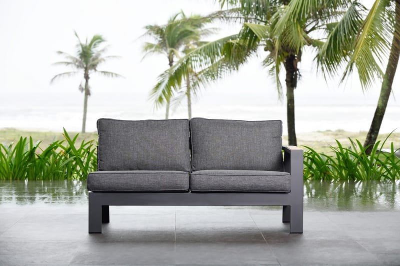 2:n ist Sohva Palau Vasen - Harmaa - Puutarhakalusteet - Terassiryhmät - Terassisohvat