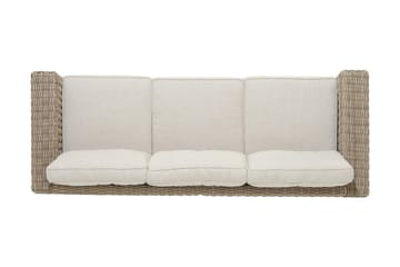 3:n ist Sohva Bahamas - Beige - Puutarhakalusteet - Terassiryhmät - Terassisohvat