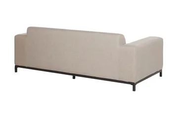 3:n ist Sohva Hughen - Beige / Musta - Puutarhakalusteet - Terassiryhmät - Terassisohvat