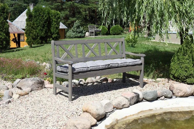 3:n ist Sohva Olivo - Harmaa - Puutarhakalusteet - Terassiryhmät - Terassisohvat