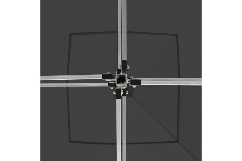 Kokoontaittuva juhlateltta alumiini 3x3 m antrasiitti - Antrasiitti - Puutarhakalusteet - Terassiryhmät - Terassisohvat