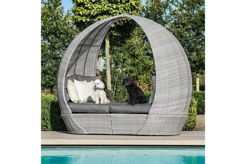 Päivävuode Ascot 118x215xH187 cm Harmaa, undefined