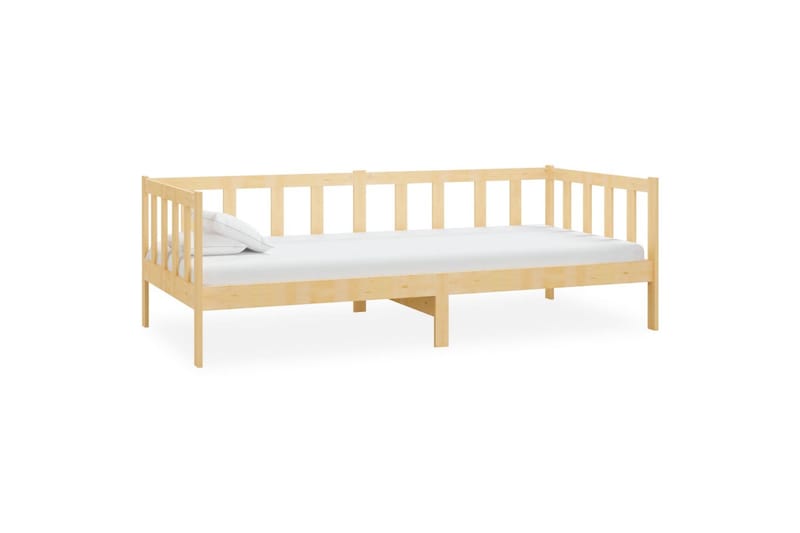 Päivävuode täysi mänty 90x200 cm - Ruskea - Puutarhakalusteet - Terassiryhmät - Terassisohvat