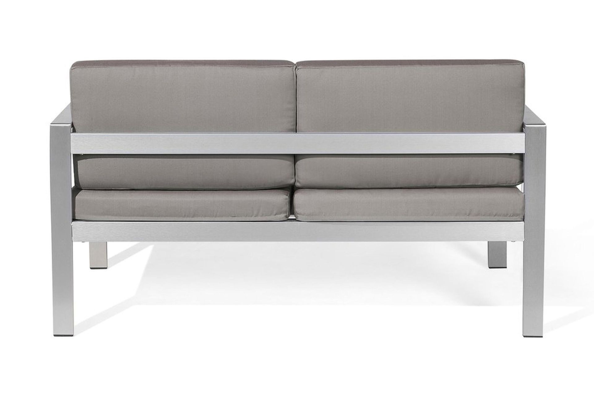 Puutarhasohva Tirrena 142 cm - Harmaa - Puutarhakalusteet - Terassiryhmät - Terassisohvat
