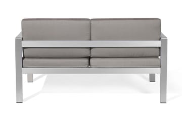 Puutarhasohva Tirrena 142 cm - Harmaa - Puutarhakalusteet - Terassiryhmät - Terassisohvat