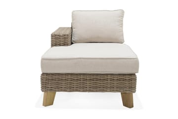 Sohva Bahamas Käsinojalla Oikea - Beige - Puutarhakalusteet - Terassiryhmät - Terassisohvat