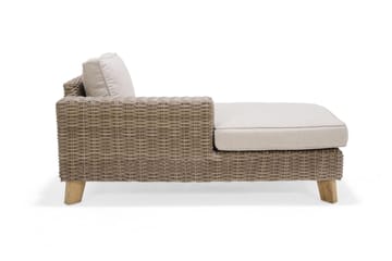 Sohva Bahamas Käsinojalla Oikea - Beige - Puutarhakalusteet - Terassiryhmät - Terassisohvat