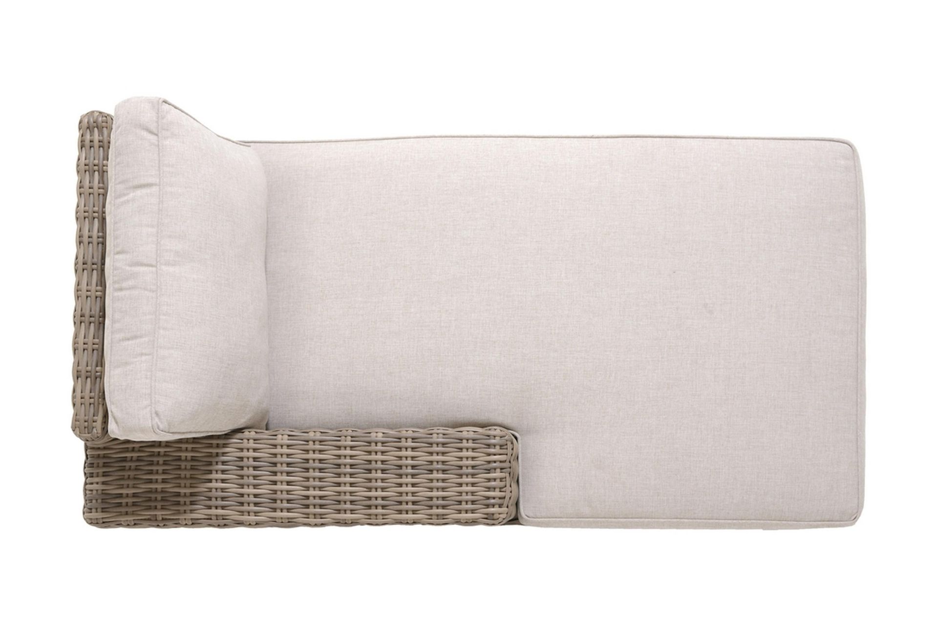 Sohva Bahamas Käsinojalla Oikea - Beige - Puutarhakalusteet - Terassiryhmät - Terassisohvat