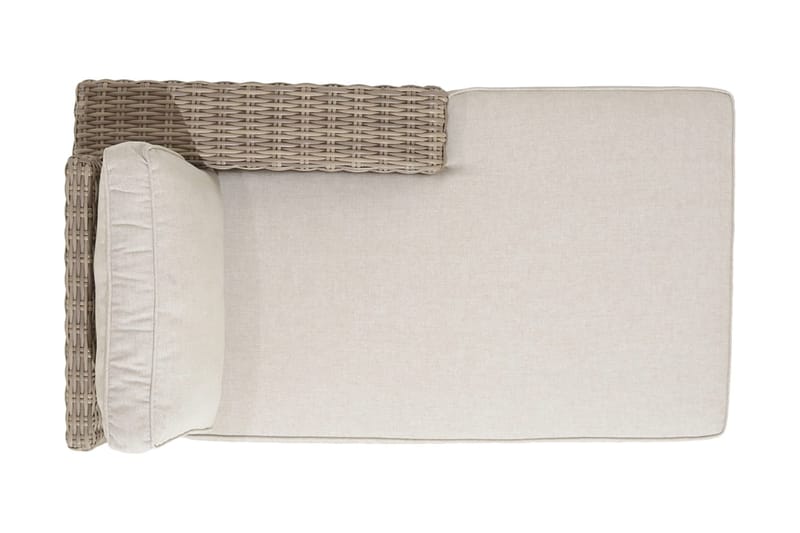 Sohva Barbados Käsinojalla Vasen - Beige - Puutarhakalusteet - Terassiryhmät - Terassisohvat