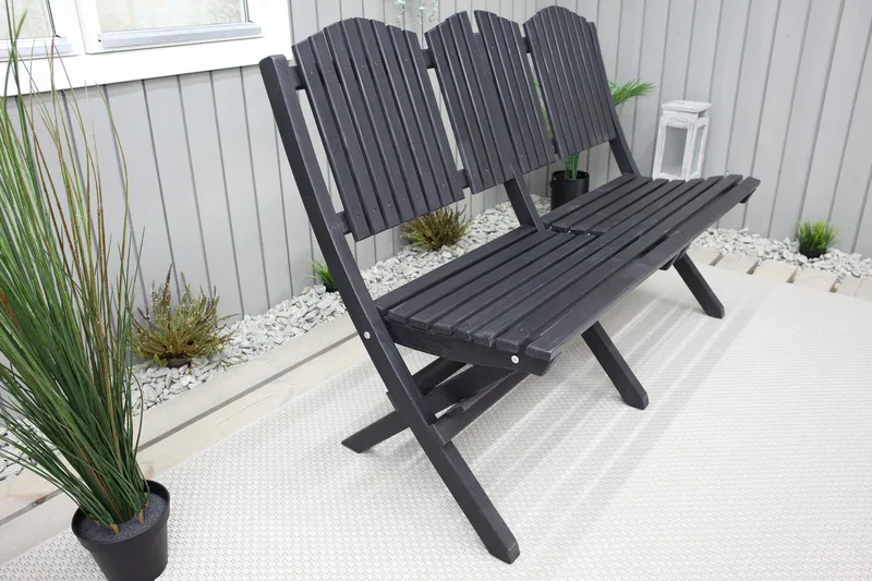 Sohva Delpino - Kahvimusta - Puutarhakalusteet - Terassiryhmät - Terassisohvat