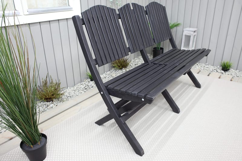 Sohva Delpino - Kahvimusta - Puutarhakalusteet - Terassiryhmät - Terassisohvat