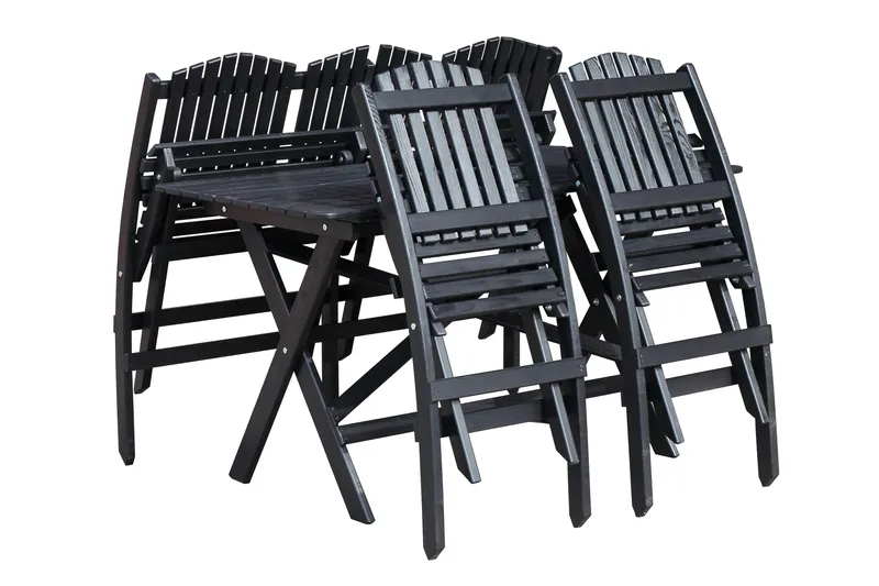 Sohva Delpino - Kahvimusta - Puutarhakalusteet - Terassiryhmät - Terassisohvat