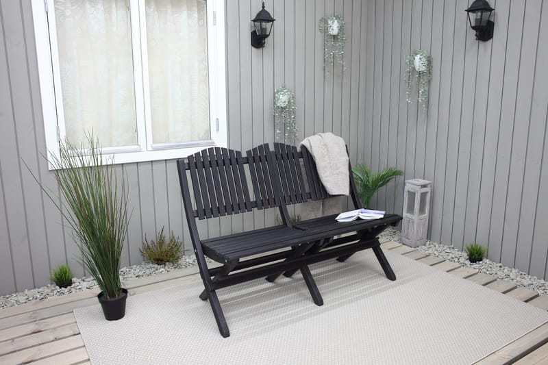 Sohva Delpino - Kahvimusta - Puutarhakalusteet - Terassiryhmät - Terassisohvat