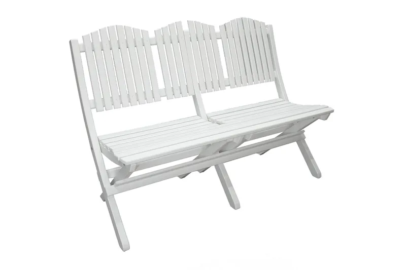 Sohva Delpino - Valkoinen - Puutarhakalusteet - Terassiryhmät - Terassisohvat