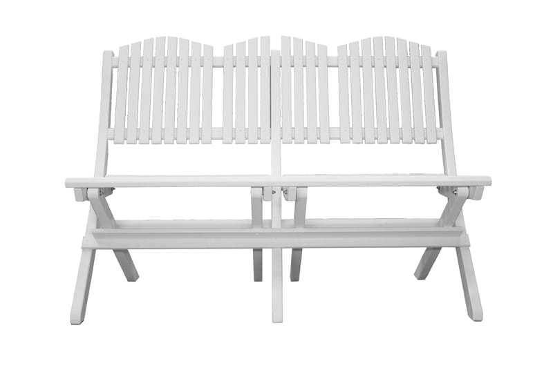 Sohva Delpino - Valkoinen - Puutarhakalusteet - Terassiryhmät - Terassisohvat