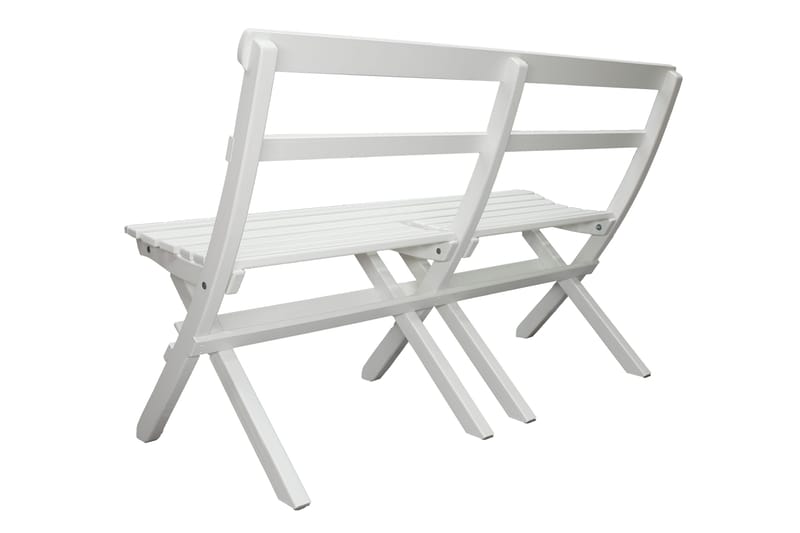 Sohva Larios - Valkoinen - Puutarhakalusteet - Terassiryhmät - Terassisohvat