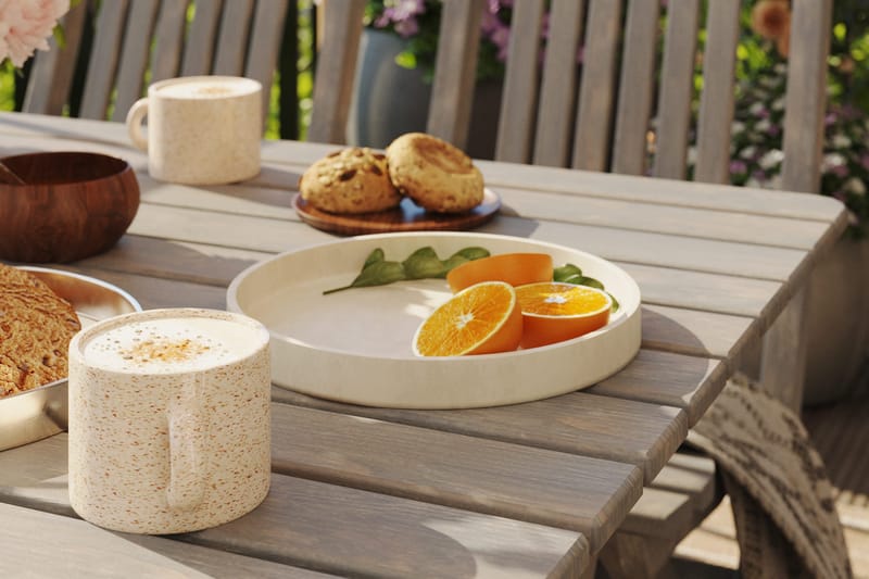 Sohvaryhmä Delpino - Harmaa - Puutarhakalusteet - Ulkoryhmä - Ruokailuryhmät ulos