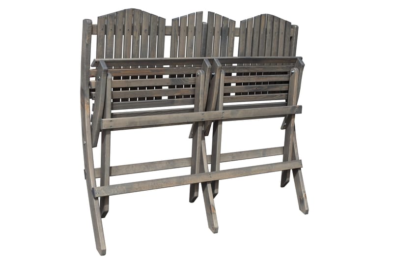 Sohvaryhmä Delpino - Harmaa - Puutarhakalusteet - Ulkoryhmä - Ruokailuryhmät ulos