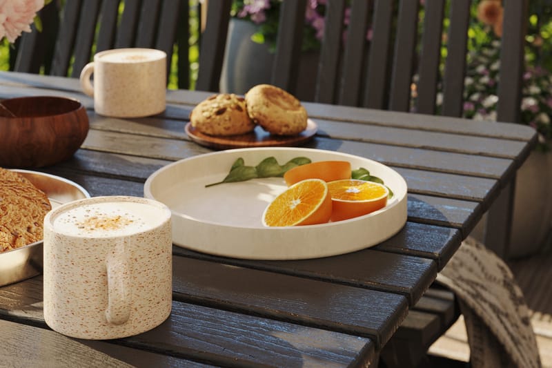 Sohvaryhmä Delpino - Kahvimusta - Puutarhakalusteet - Ulkoryhmä - Ruokailuryhmät ulos