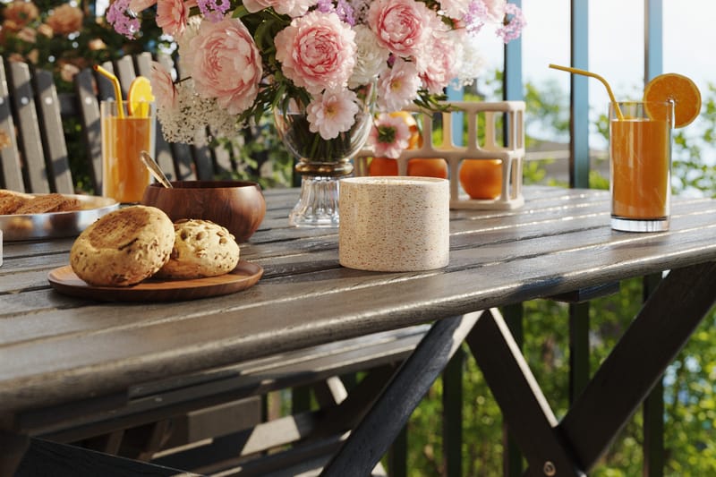 Sohvaryhmä Delpino - Kahvimusta - Puutarhakalusteet - Ulkoryhmä - Ruokailuryhmät ulos