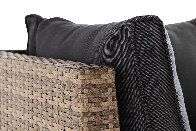 Terassisohva Wisconsin 2:n ist käsinojilla - Hiekka - Puutarhakalusteet - Parveke - Parvekekalusteet - Parvekesohva