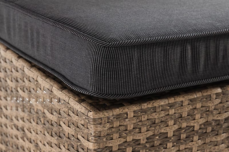 Terassisohva Wisconsin Premium 2:n ist ilman käsinojia - Hiekka - Puutarhakalusteet - Parveke - Parvekekalusteet - Parvekesohva