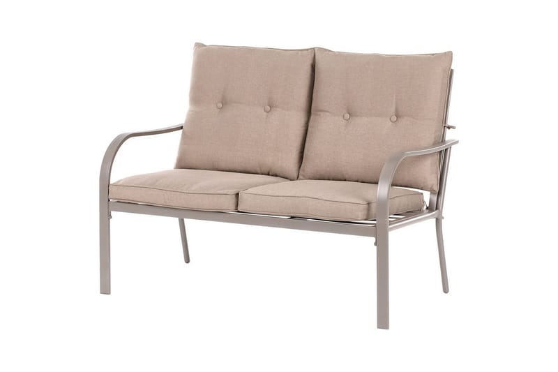 Ulkoiluryhmä Mestrino - Beige, musta - Puutarhakalusteet - Terassiryhmät - Sohvaryhmät ulos