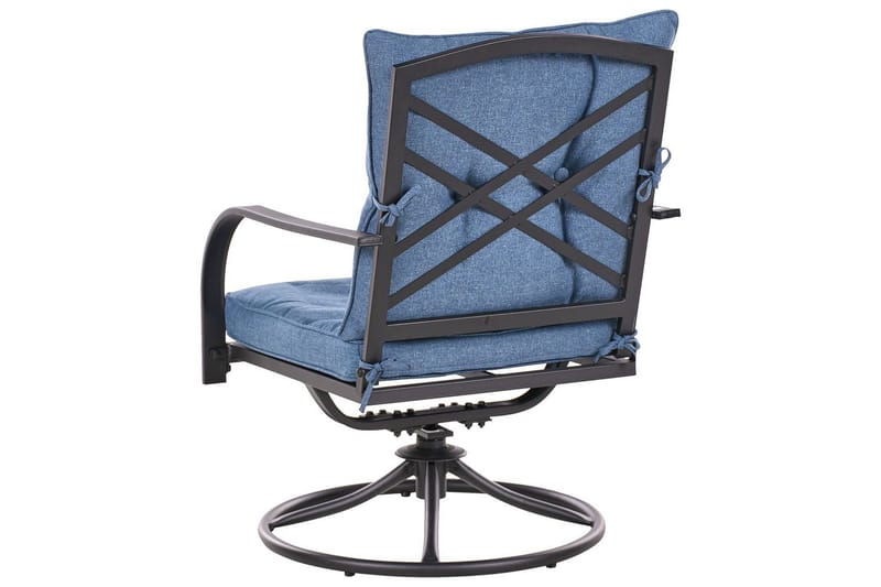 Ulkoiluryhmä Mestrino - Sininen, Musta - Puutarhakalusteet - Terassiryhmät - Sohvaryhmät ulos