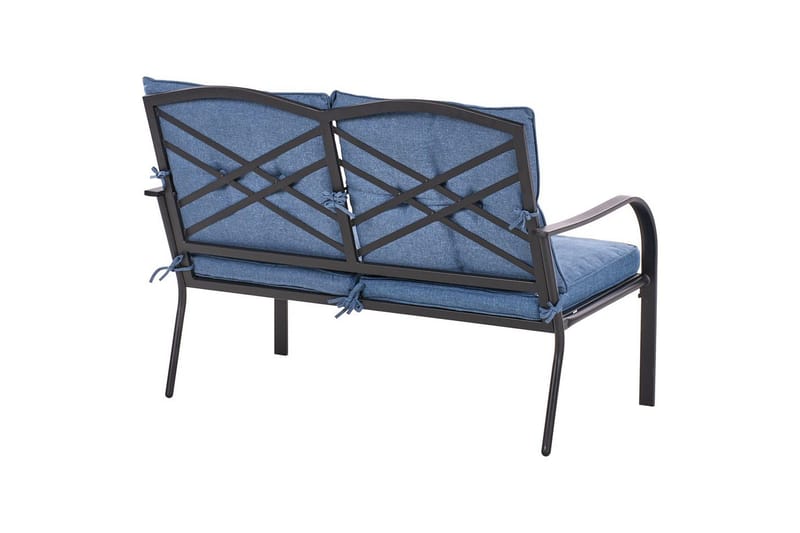 Ulkoiluryhmä Mestrino - Sininen, Musta - Puutarhakalusteet - Terassiryhmät - Sohvaryhmät ulos