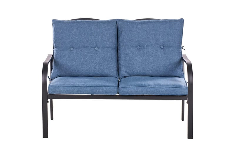 Ulkoiluryhmä Mestrino - Sininen, Musta - Puutarhakalusteet - Terassiryhmät - Sohvaryhmät ulos