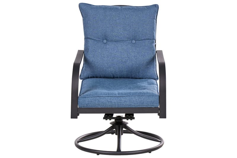 Ulkoiluryhmä Mestrino - Sininen, Musta - Puutarhakalusteet - Terassiryhmät - Sohvaryhmät ulos