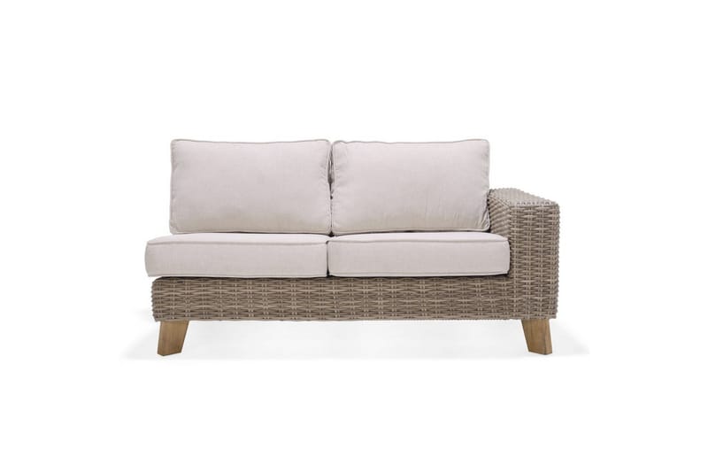 Ulkomöbeliryhmä Lifestyle Garden Bahamas 2-istuttava & oikea divaani sohvapöytä 110 - Puutarhakalusteet - Terassiryhmät - Sohvaryhmät ulos