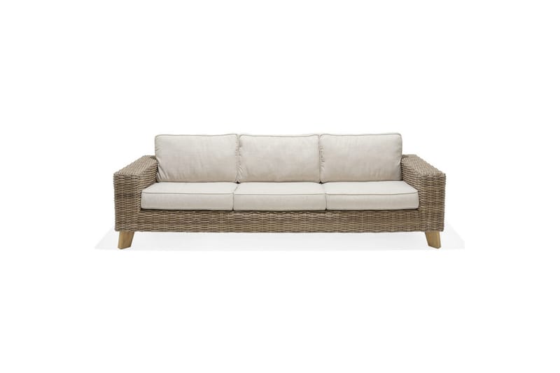 Ulkomöbeliryhmä Lifestyle Garden Bahamas 2 x 3-istuttava & sohvapöytä 110 - Puutarhakalusteet - Terassiryhmät - Sohvaryhmät ulos