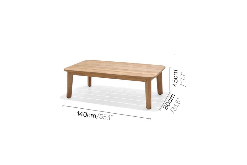 Ulkomöbeliryhmä Lifestyle Garden Bahamas 2 x nojatuoli & 3-istuttava & sohvapöytä 140 - Puutarhakalusteet - Terassiryhmät - Sohvaryhmät ulos