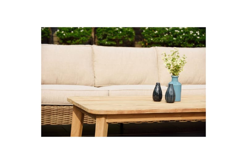 Ulkomöbeliryhmä Lifestyle Garden Bahamas 2 x nojatuoli & 3-istuttava & sohvapöytä 140 - Puutarhakalusteet - Terassiryhmät - Sohvaryhmät ulos
